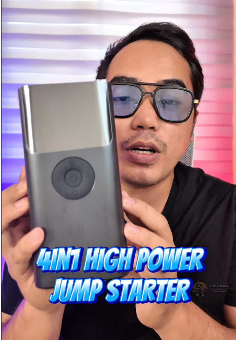 4 in 1 multifunction jump starter ✨ #jumpstarter #portableairpump #airpump #aircompressor #powerbank #flashlight #digital #portable #highpower 