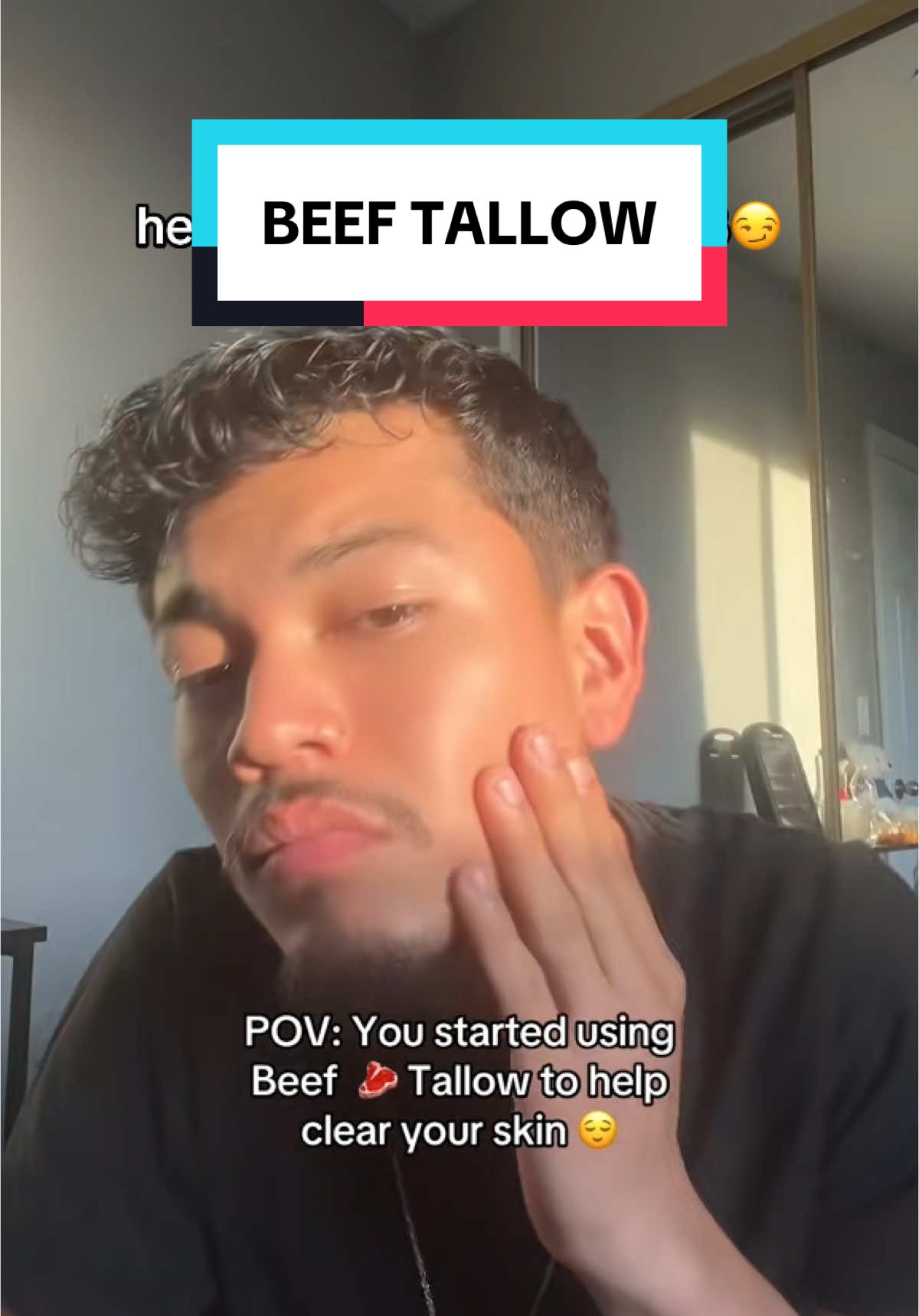Best $18 I spent 😭 • • #beeftallow #clearskin #beeftallowskincare #moisturizer #antiaging #hydration #acne #tiktokmademebuyit #tiktokshopspringglowup #fypシ゚viral #skincare #viral #shopwithvicc 