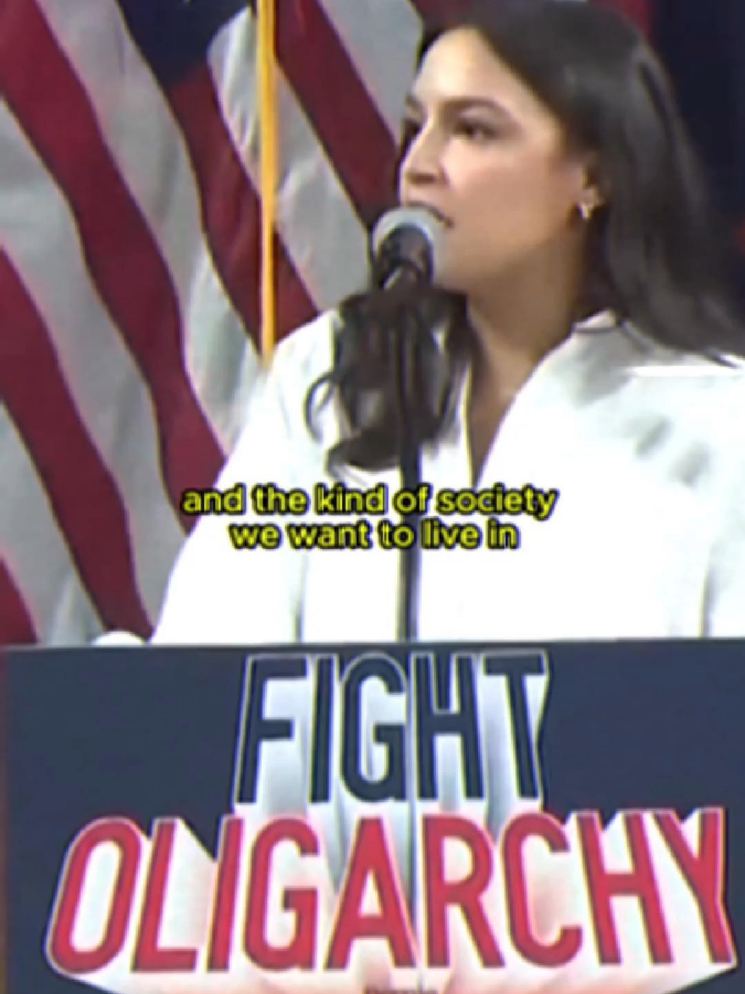 I want to live in that America too😭❤️ #aoc #berniesanders #fyp #fightoligarchy #arizona #medicareforall