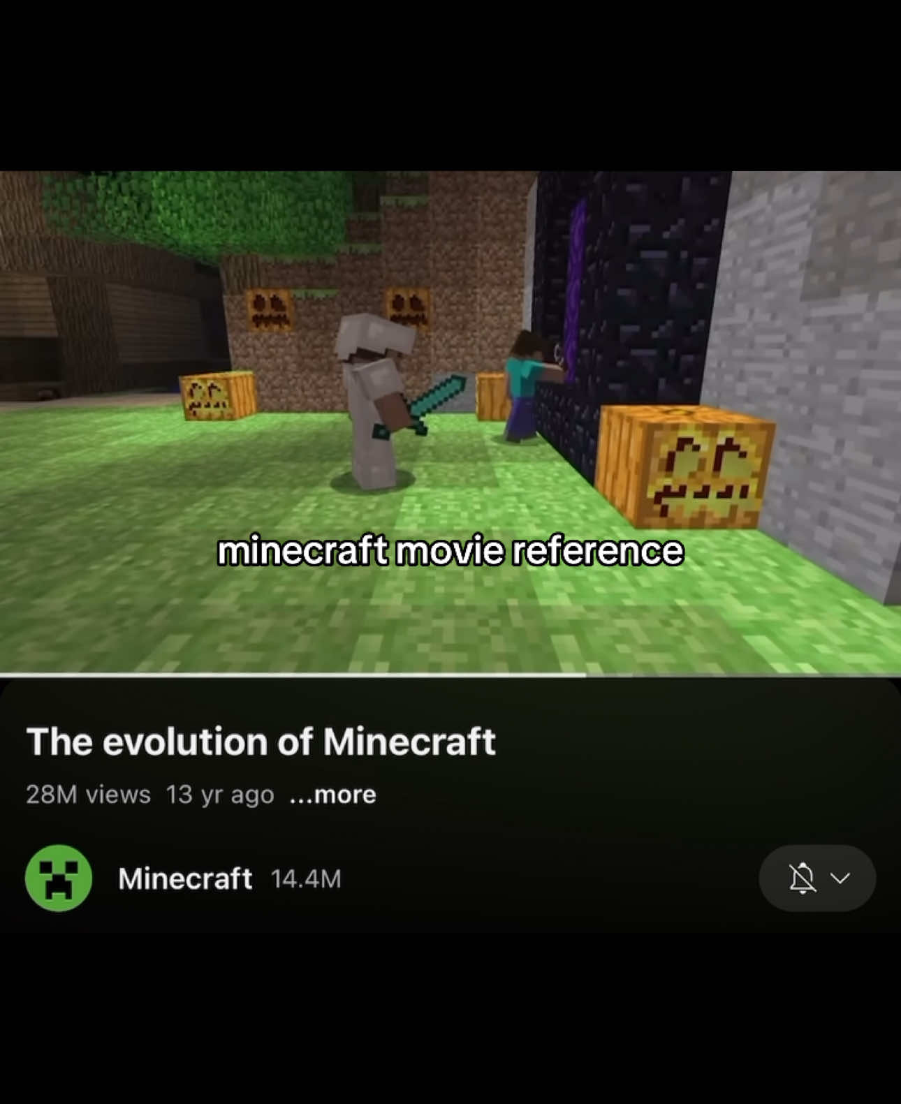 #Minecraft #aminecraftmovie #minecraftmemes #fypシ゚ #fyp #foryou 