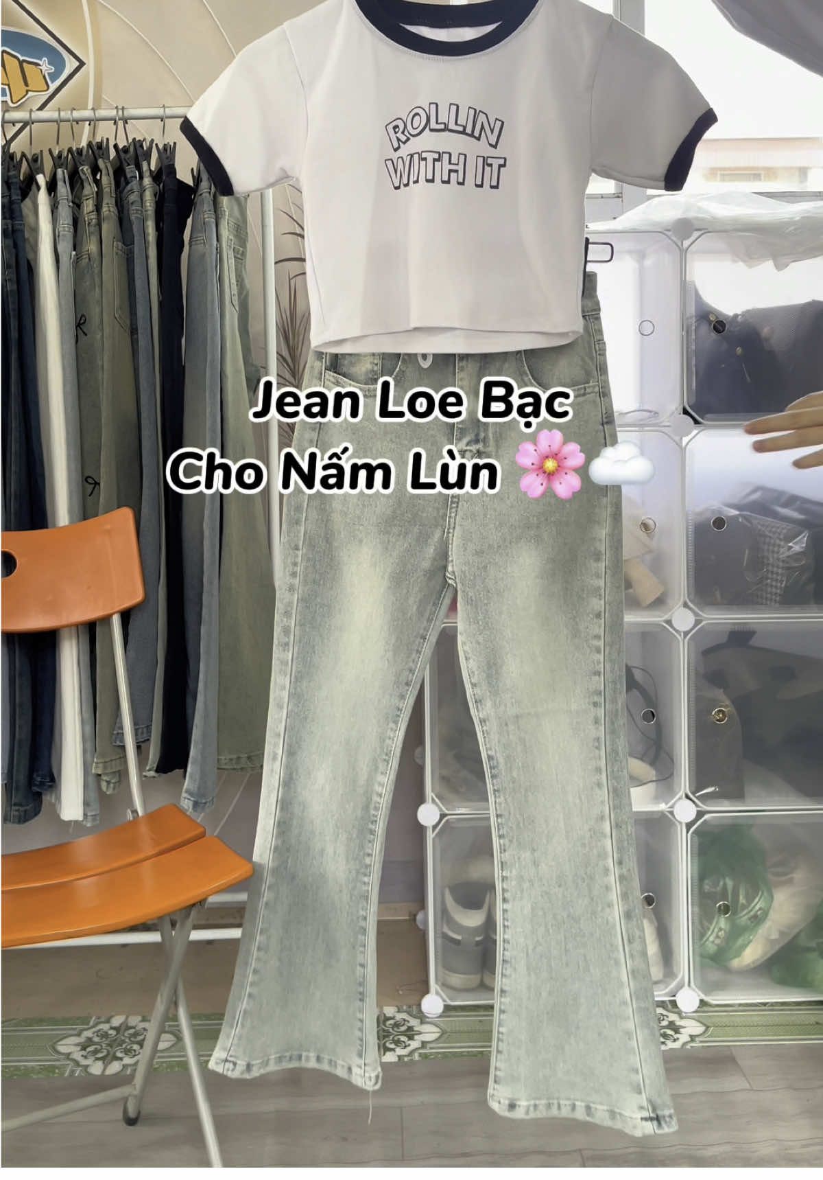 Xinh trong veoooo ☘️🌸 #jeannamlun #quannamlun #namlun #loenamlun #quanjeanloe #quanloe #quanloelungcao #y2k #xuhuong #foryou 
