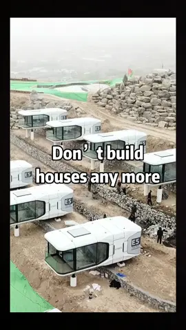 No need to build houses any more#prefabhouse #vessel微宿 #spacecapsule 