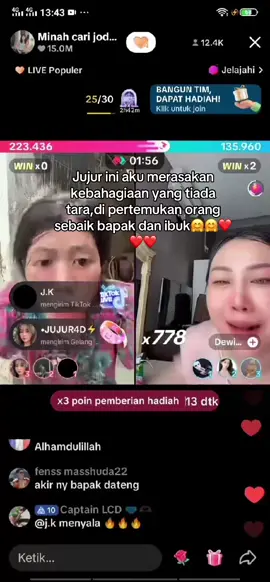 YaAllah gau tau lagi mau bilang apa intinya terimakasih bnyak pak buk sayang banyak banyak🙏🤗🥰🥰@OrangBaru @J.K 