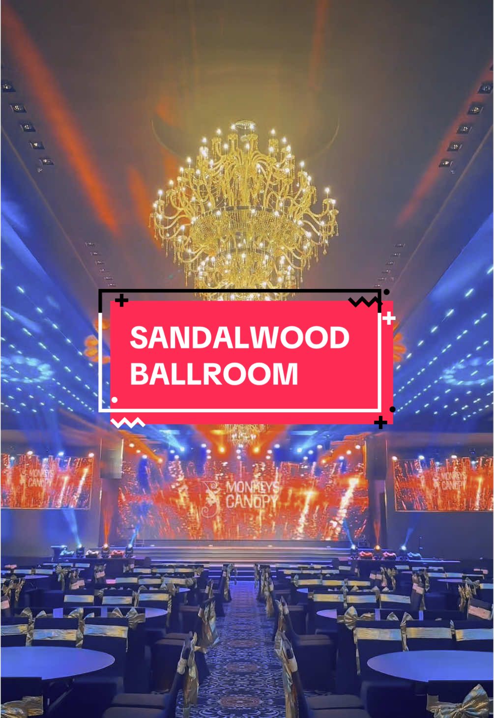 Our 2nd Largest Ballroom at Monkeys Canopy Resort This is Sandalwood Ballroom famous for it’s stunning LED Lighting Strip and Cinematic Experience. ✅Can accommodate up to 700 pax ✅ Suitable for Gala Dinner, Corporate Events & Weddings 📍Monkeys Canopy Resort, Kajang, Selangor For events enquiry, please contact 👇 ☎️ 010-9727168  #ballroom #events #eventspace 