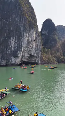 luon cave in ha long bay  #halongbaycruise #halongbay #halong #travel #vinhalong #duthuyen #tourism 