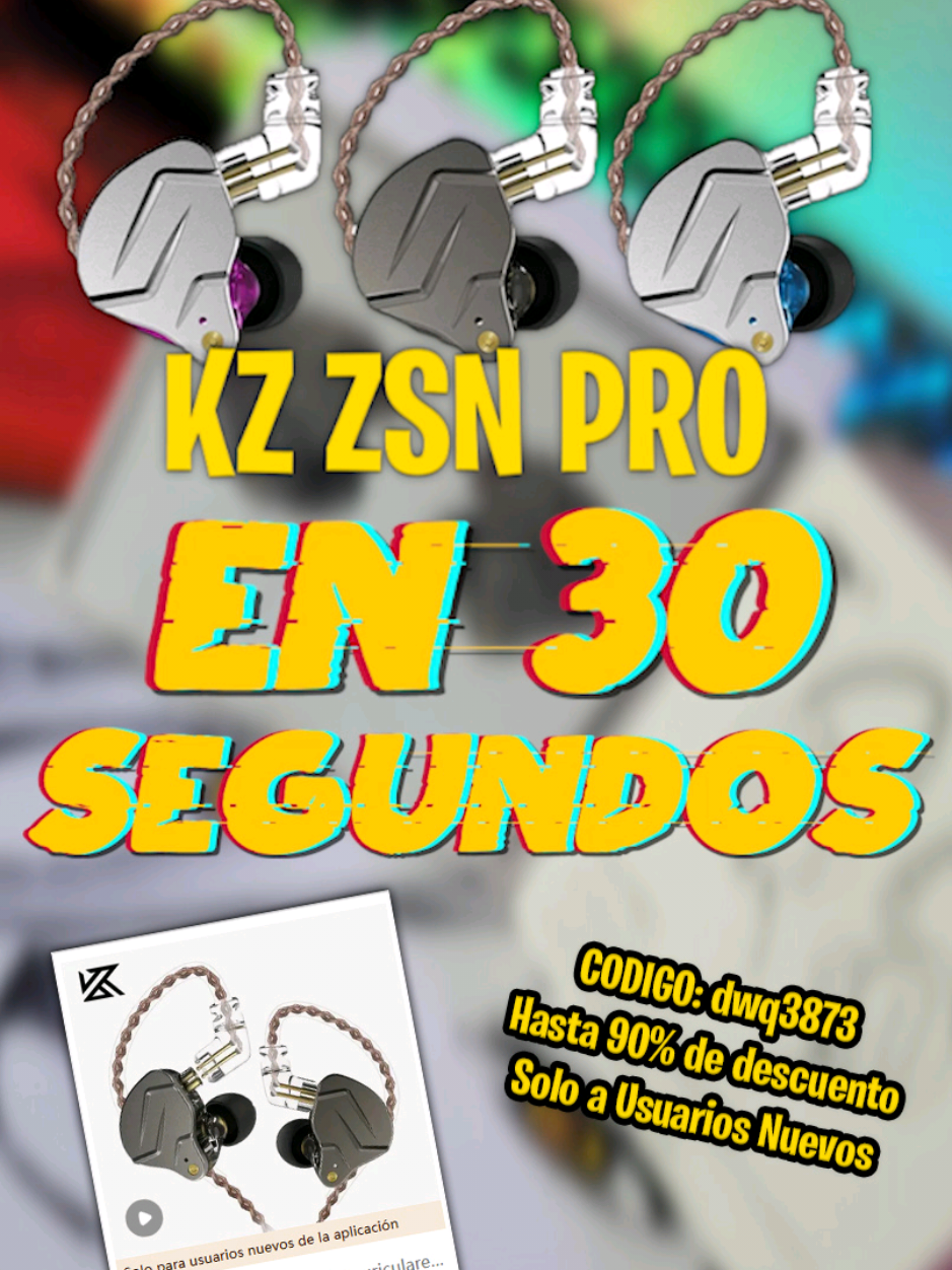 KZ ZSN PRO en 30 segundos  💥 ¡Estos audífonos están brutales y a solo MX$144.82! Gracias a Temu por esta oportunidad 🙌 Usa mi código: dwq3873 para más descuentos. 📲 Descarga la app: https://app.temu.com/k/unf80lrwiti 🚚 Envío gratis y devoluciones en 90 días ⚡ Stock listo para envío inmediato #promociones #promo #temushop #review #temucupones #puebla #ad #offers #promociones #promocomprasenlinea #contemu #pc #pcgaming #tech #cupontemu2025 #en30segundos #30sec #30segundos #resumenesen30segundos #in30seconds #resumenesen30segundos #en1minuto #30 #shinysick #shinysicken30segundos #kzzsnpro 