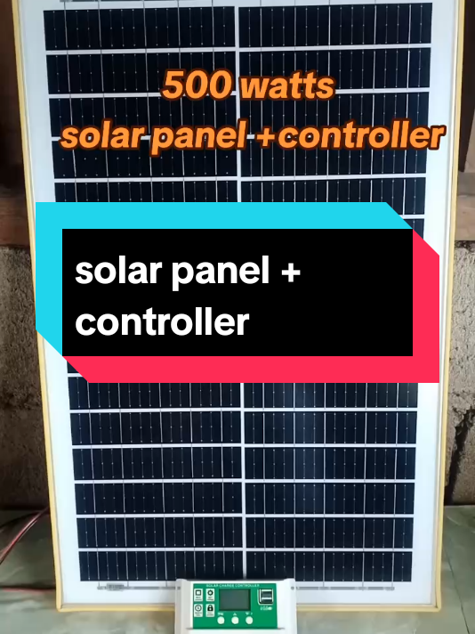 solar panel + controller #solarpower #solarpanel #solars #trending #viral 