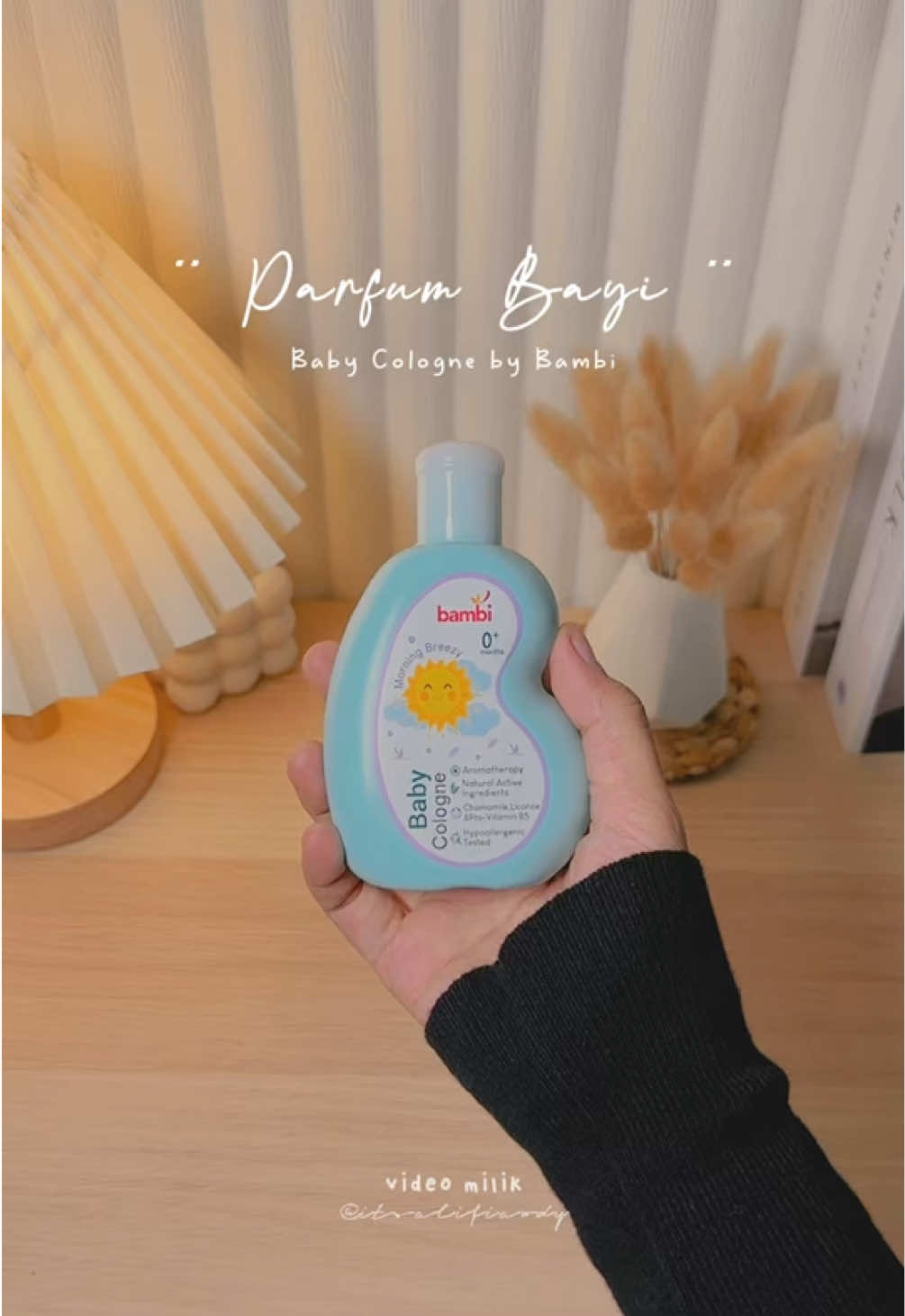 wanginya menangkan dan tahan lama 🩵✨ #parfumbayi #babycologne #bambi #bambicologne #parfumviral #fyp 