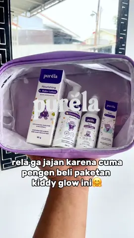Rela ga jajan demi bikin anak jadi glowing, aku beli paketan kiddy glow dari Purela aja🤭🤩 klik keranjang kuning! #purela #darihatiuntukbuahhati #skincarebabyandkids #rekomendasiskincareanak #skincareanakaktif