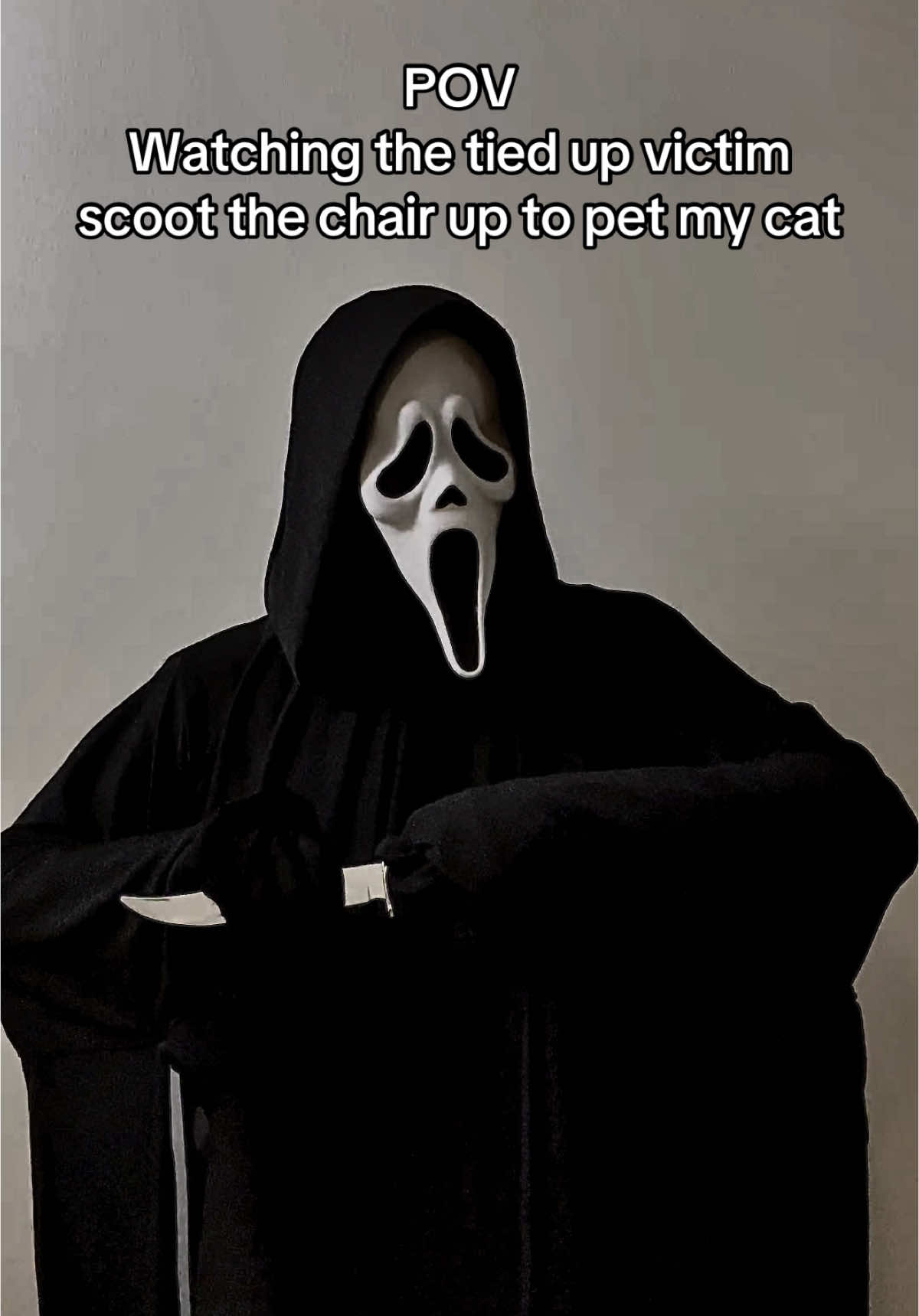 Pspspsps 🐈 #fyp #fypシ #fypシ゚viral #foryoupage #ghostface #ghostfacecosplay #ghostfacecult #ghostfaceedit #ghostfacemask #ghostfacedbd #ghostfaceclan #ghostfacecostume 