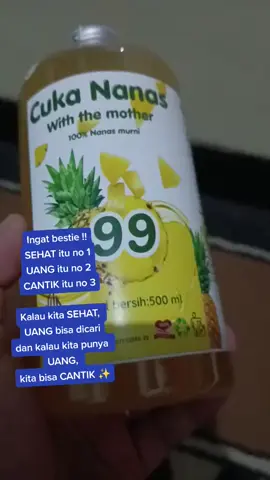 buanyak bangett manfaatnya besty...😍 check out di keranjang kuning ya besty..🤗 #cukananas  #cukakesehatan  #minumankesehatan 