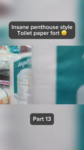 This is risky 😬 #viral #funny #fyp #challenge #trending #foryou #toiletpaperfort #fort #jstu #morejstu 