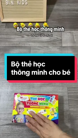 Bộ thẻ học thông minh cho bé #binkids #bothehocbai #bothehocthongminhchobe #mevabe #mebimsua #tiktokshop #tiktokxuhuong 