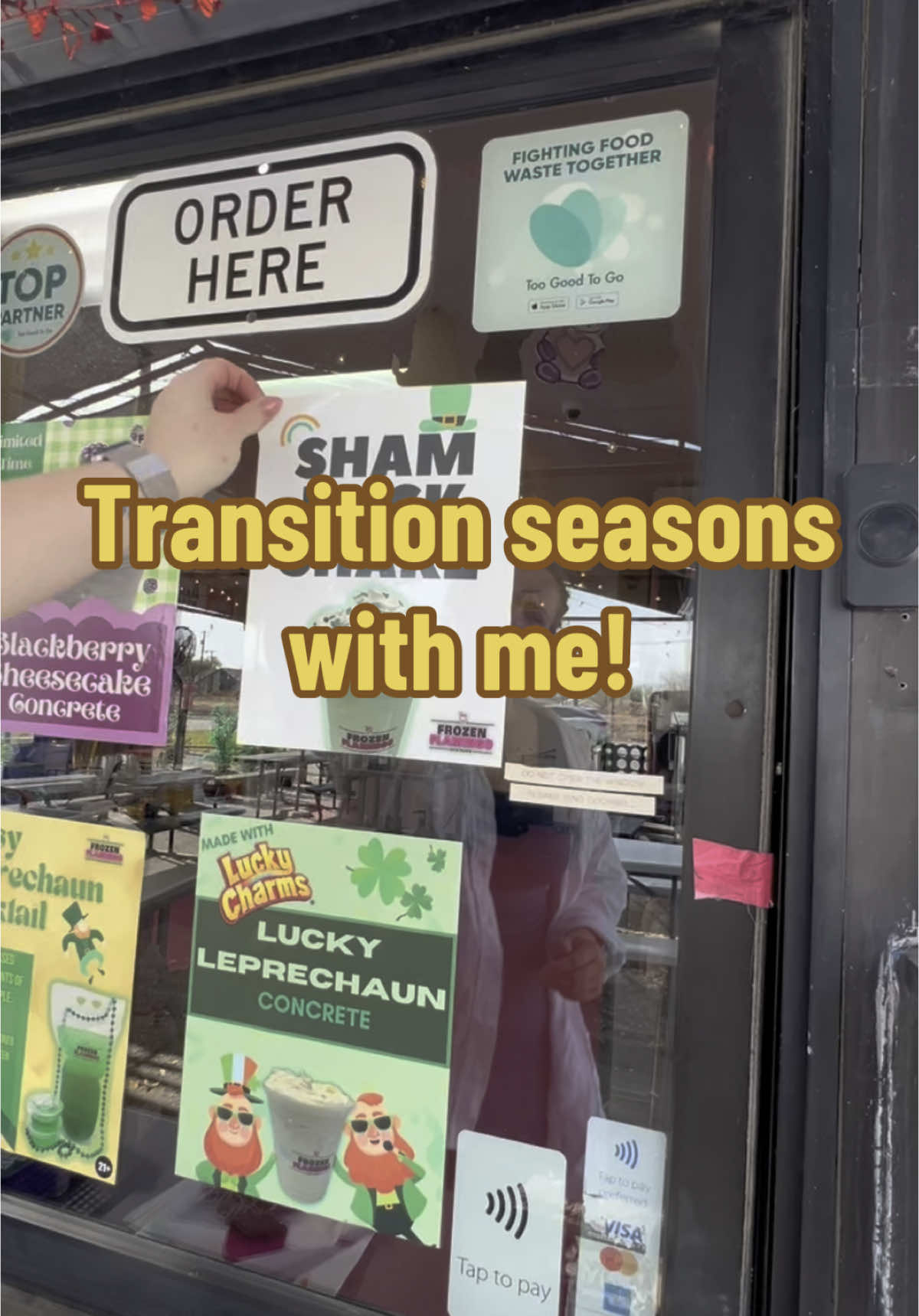 Transition seasons with me! 🐥 #fyp #SmallBusiness #businessowner #dayinmylife #frozenflamingo #frozencustard #work 