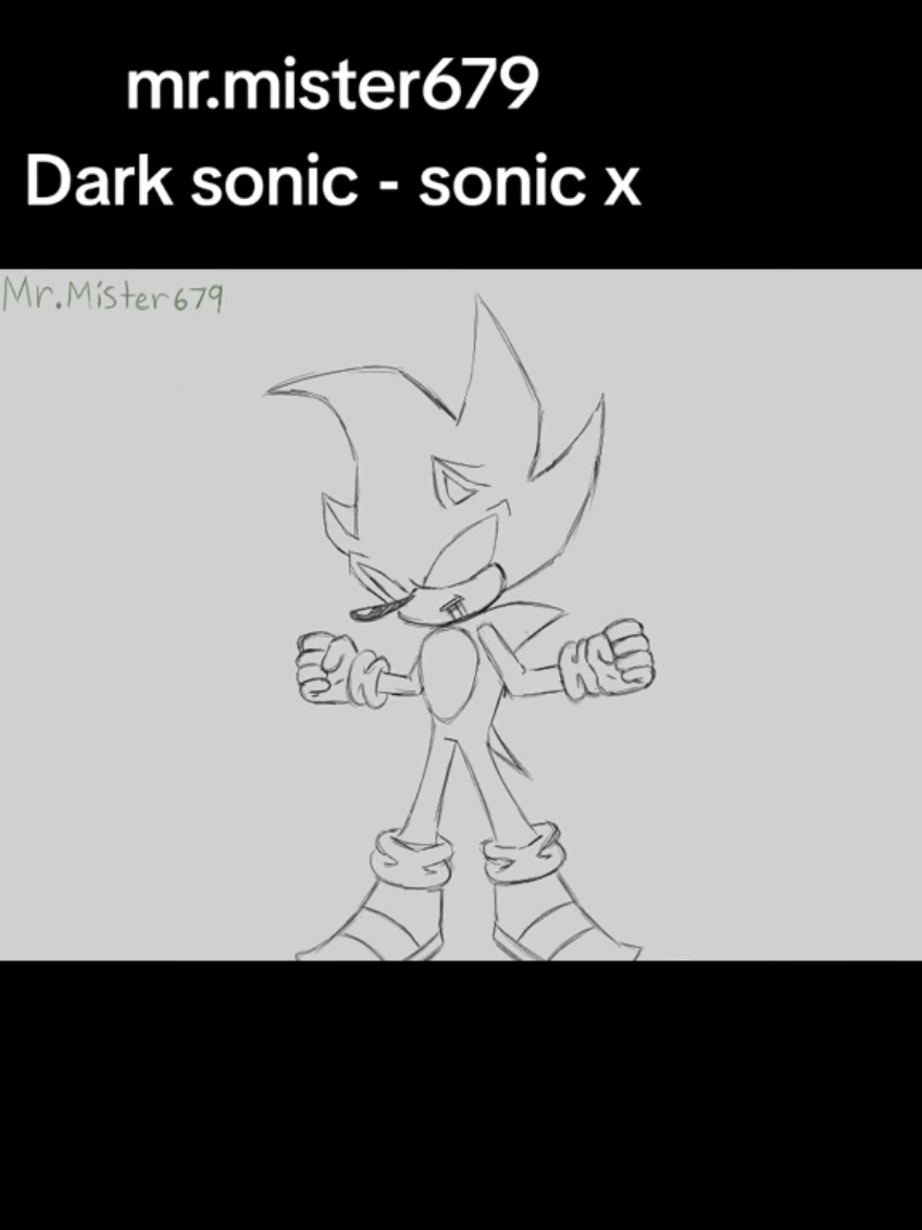 Dark Sonic Final #wip #animation #sonicx #sonicthehedgehog #animations #art #artists #entertainment #moots #watch #anime #follow