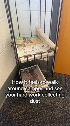 Life when your passionate about written journalism but no one else is.  #journalism#communicationsmajor#fyp#hauntedhouse#pheobebridgers#newspaper