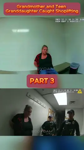 Grandmother and Teen Granddaughter Caught Shoplifting - Part 3 #cops #copsoftiktok #copsontiktok #copstiktok #police #chase #copschase #foryou #fyp #usa