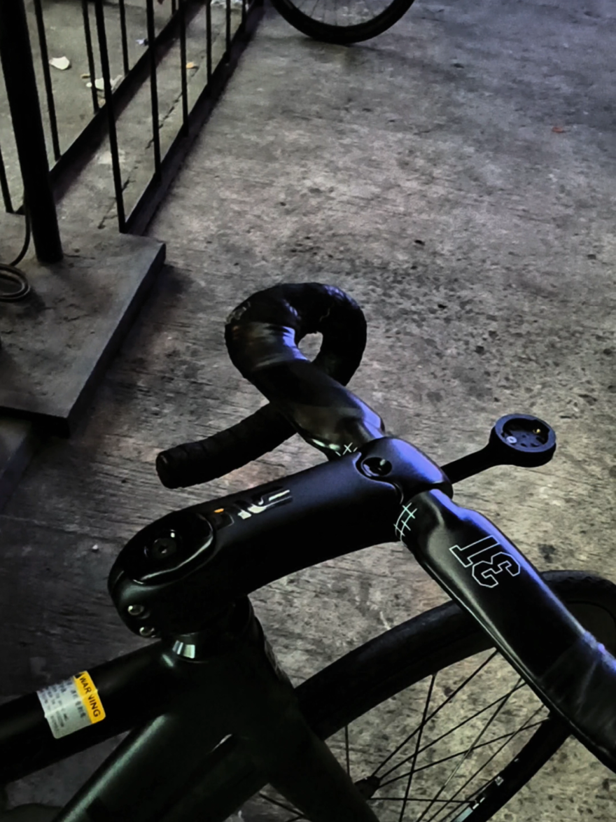 New stem🔥 enge bartape #fyp #cycling #fixie #tsunamisnm100 #fixedgearphilippines #fixedgear 