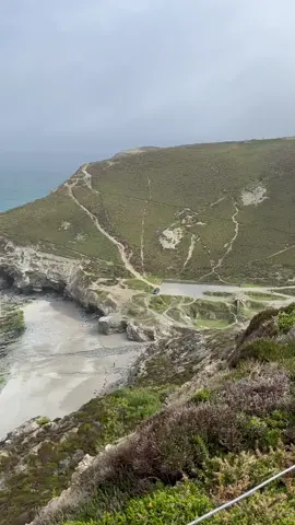 Coast path views St Agnes to Perranporth, have you done this one?  #cornwall #amazingcornwall #cornwallcoast #scenicview #cornwalltiktok #PlacesToVisit #exploring #kernow 