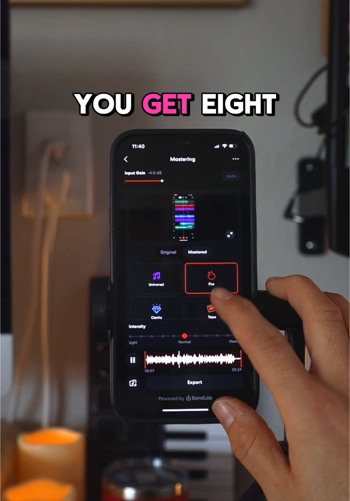 all i’ve ever wanted was to master my song with 1 button honestly & @BandLab has made it so easy 😈😈 #BandLab #bandlabpartner #fyp #mastering #makingbeats #producer #llusionmusic 