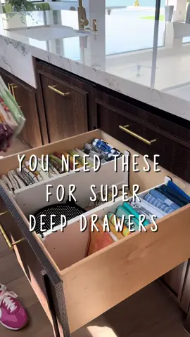 FINALLY, a drawer divider for SUPER DEEP DRAWERS! Expanding from 13 to 22 inches so you can organize any DEEP drawer in your home.  #dallasprofessionalorganizer #rockwallprofessionalorganizer #dallasorganizer #rockwallorganizer #unpackandorganize #movingspecialist #dallasmoving #dallasmovingservices #dallasmovingexperts 