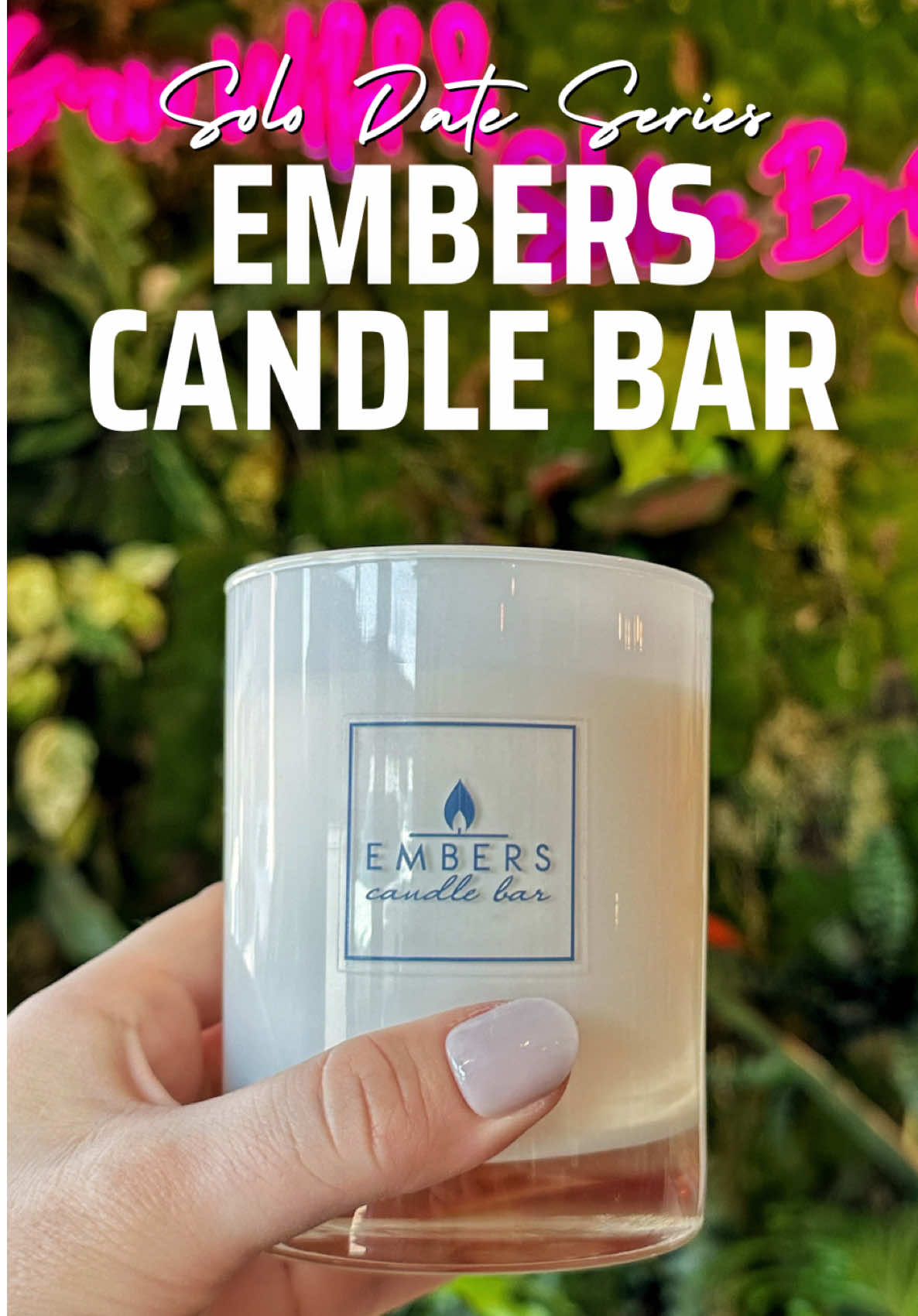 @Embers Candle Bar in downtown Lee’s Summit is the perfect spot for a little solo date! 🕯️  This was hands down the number one request when I started my solo date series and I’m going to be honest… I was dreading it! I thought it would be very labor intensive and I’d have to get the scent recipes perfect 😅 I was so relieved to find out that this process was a breeze! And I had so much fun! 🤩  Embers takes care of the hard parts and you just get to pick out a fun vessel and scents you love. They even help narrow down a list to make sure your scents all go well together! ♥️  This was such a fun experience and I loved hopping around downtown LS while my candle dried. I would go back and do this again and again! @downtownls 