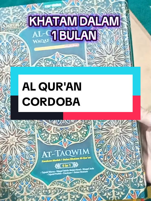 AL QUR'AN CORDOBA PANDUAN KHATAM DALAM 30 HARI