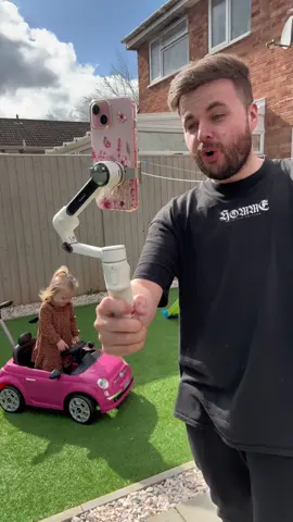 Capturing moments with Arabella using the Insta360 Flow 2 Pro! Spring Sale is live – use code INRL6GV or tap the link in bio to learn more! @insta360_official #Insta360 #Insta360FamCam #Insta360FlowPro #AD