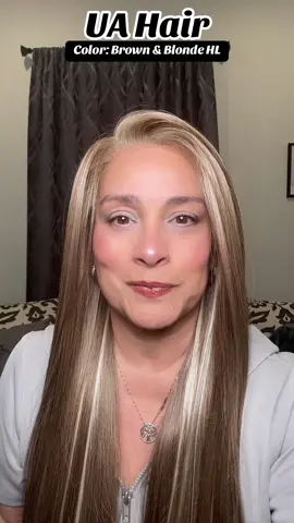 @U&A HAIR SHOP  Wig from UAHair  Color: Brown & Blonde HL Attached in cart l#creatorsearchinsights #wigsisters #wiginfluencer  #bestgluelesswig #gluelesswig #wigoftheday #gluelesswigs #naturalhairline 
