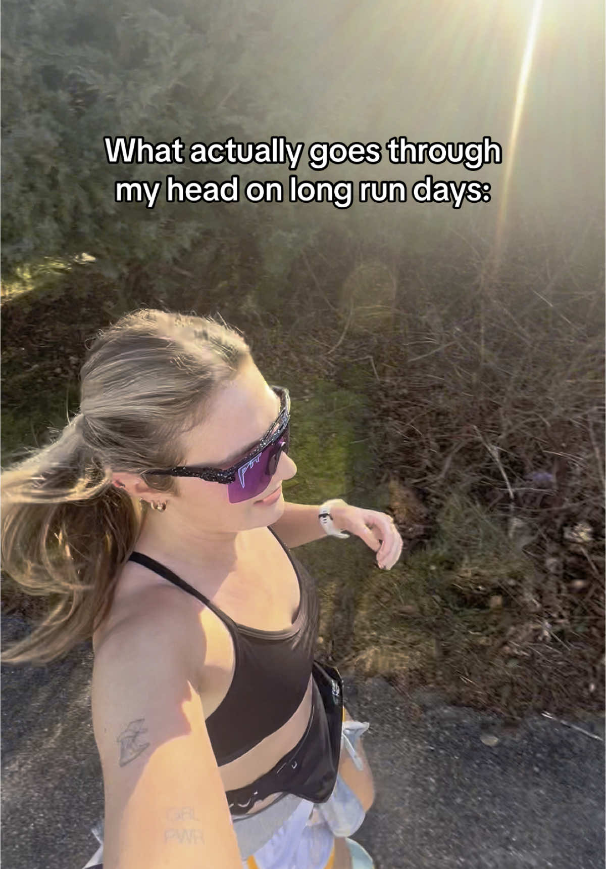Just dreaming about all the treats I get to choose from afterwards and not being able to decide (not in a “you have to earn it way” but in a I love food and sweet treats kind of way because food is fuel and not something you have to earn!) #sweettreat #Running #runner #runtok #cheesecake #longrun #halfmarathon #marathon 
