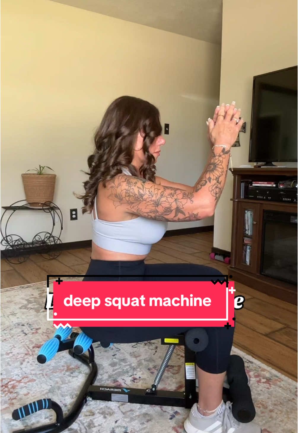 #athomeworkout #athomegymequipment #deepsquatmachine #glutesworkout #abworkouts #legsworkout #armworkout 