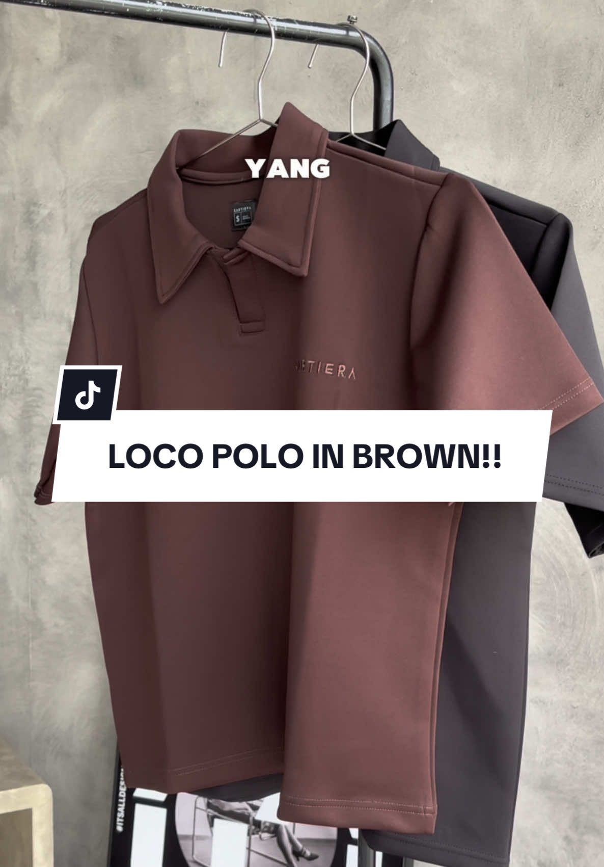 Siapa nih yang bilang loco polo cuma warna item?! Ada coklatnya nih!!🤎🥰 cepetan check keranjang kuning soalnya cepet bgt soldnya😭😭 #cartiera #polo #locopolo #poloshirt #polopria #pololokal #viral 