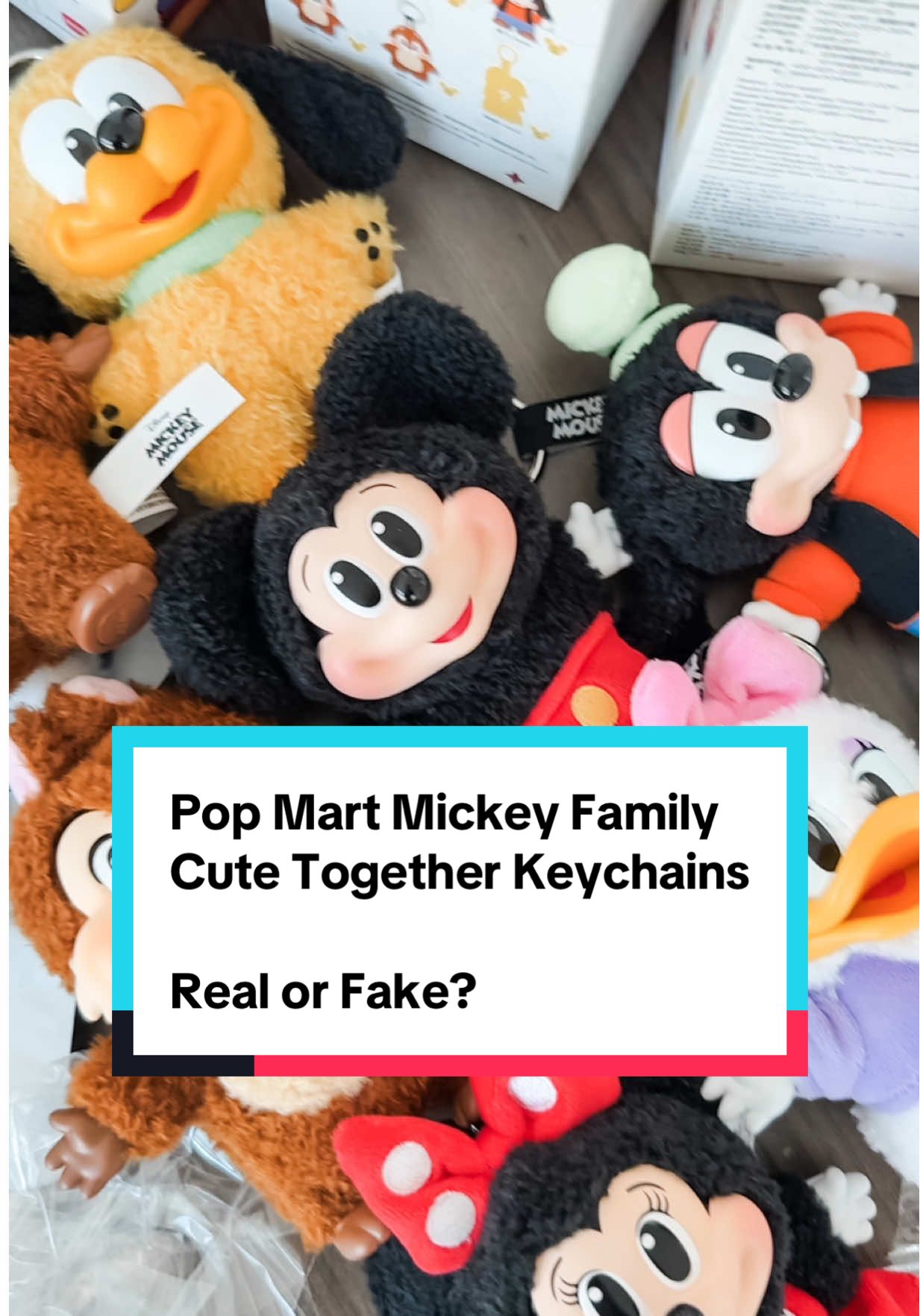 Pop Mart Mickey Family Cute Together Keychain Series unboxing and verification- watch til the end to see if they're verified on the website Never had so much Smiling from ear to #popmart #disneymerch #disneymerchandise #popmartglobal #popmartdisney #mickeyfamilycutetogether #disneykeychain #disneybagcharm #disneystyle #disneycreators #popmartus #labubu #disney #disneyana @POP MART US 