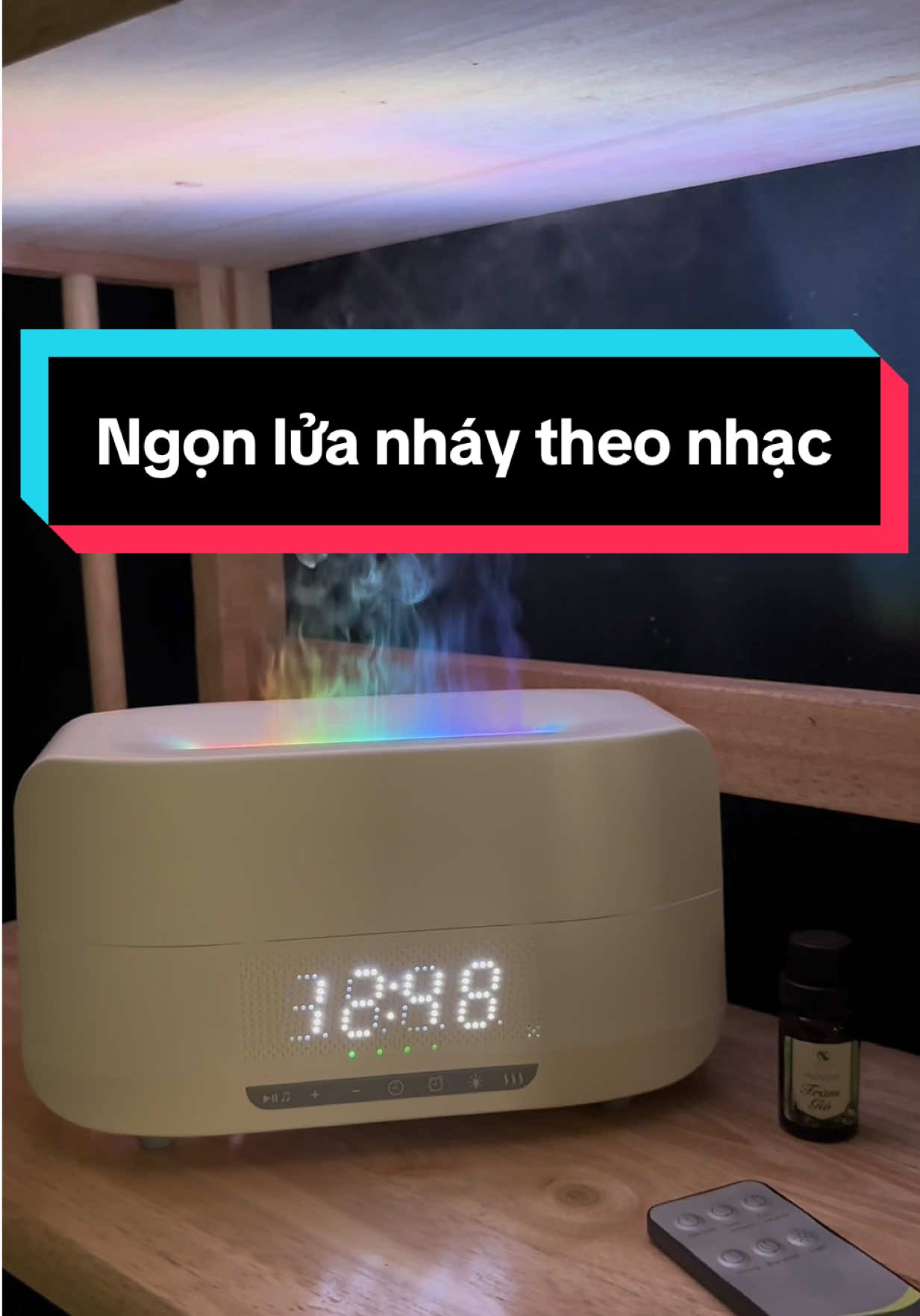 Máy loa ngọn lửa bluetooth nay đã lên tầm cao mới, đèn nháy theo điệu nhạc vô cùng xịn xò #mayxongtinhdau #ngamyjsc #loabluetooth #decor 