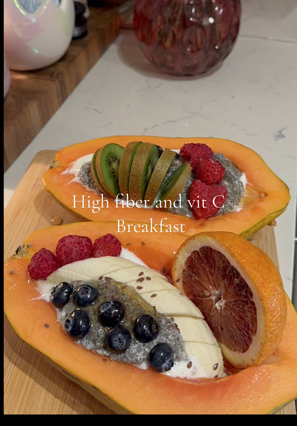 Yummy healthy breakfast #fypシ #breakfast #breakfastideas #papaya #fruits #eat #healthy 