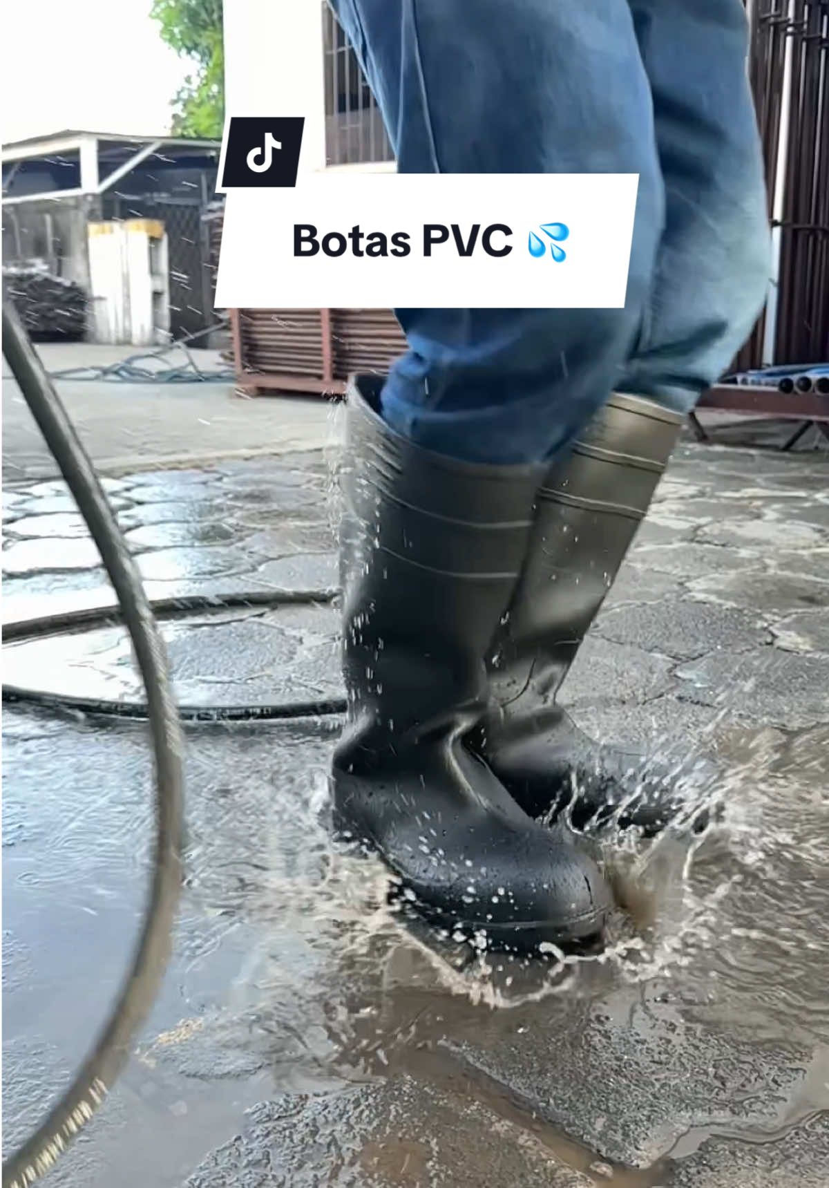 Botas PVC ideales para la protección de tus pies 💪🏼#botas #pvc #trabajo #proyecto #autolavado 