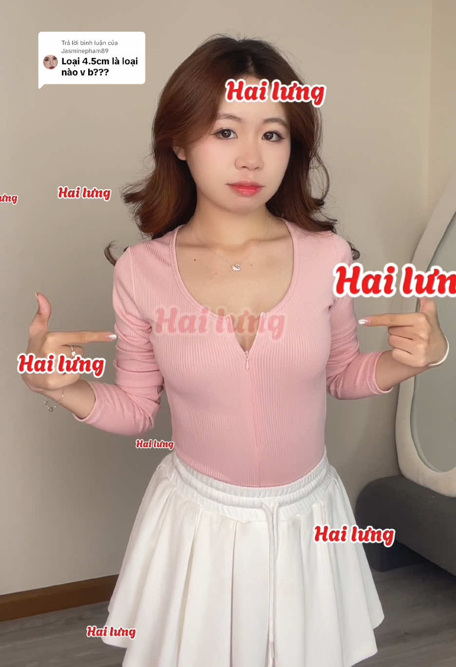 Trả lời @Jasminepham89 quả nhỏ , đồng bằng 2 lưng thì em này chân ái nè #tuitenthao #macdepmoiingay #xuhuong #brakhonglovien #dolot #aobranangqua 