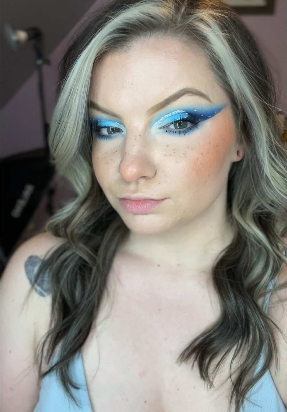 I love love loved this look #makeup #makeuplooks #BeautyTok #makeuptutorial 