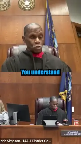 Young woman tells Judge Simpson, 