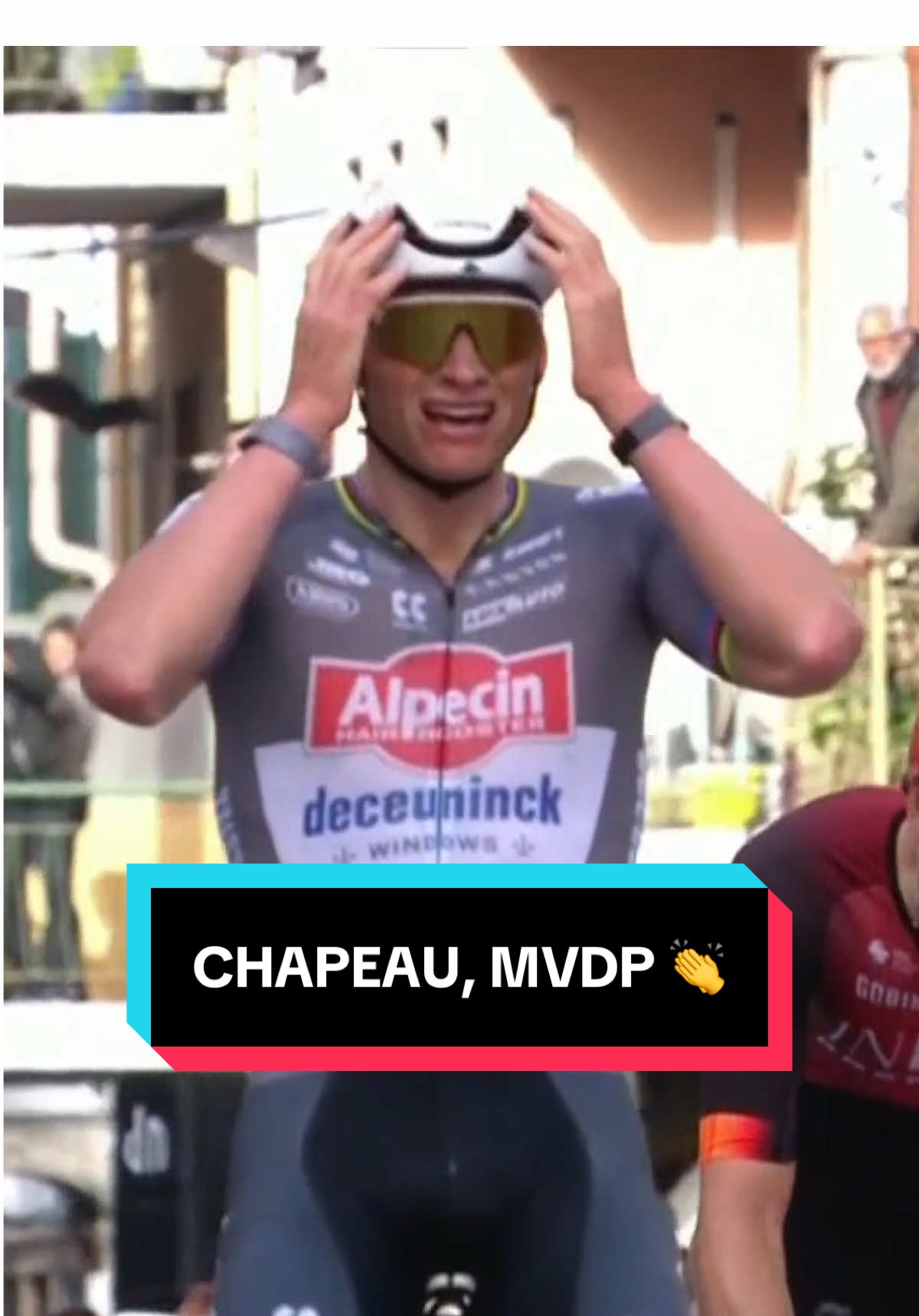 Pure cinema 😍🎞️ #cycling #roadcycling #mvdp 