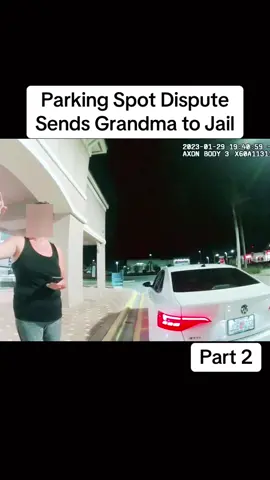 Parking Spot Dispute Sends Grandma to Jail #cops #police #policeofficer #copsoftiktok 