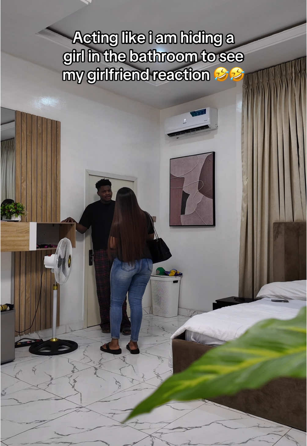 She won fight me o 🤣🤣 #couple #tolaandola #couplegoals #foryou #foryoupage #viral #viralvideo #Relationship #relationshipgoals @Baby @Tola’s BackUp 