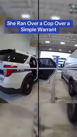 She Ran Over a Cop Over a Simple Warrant #cops #copsoftiktok 
