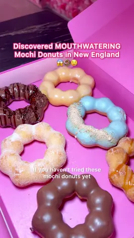 Mochi Donuts, Korean Corndogs, Bubble Tea, OH MY! 😱🩷🍩 @Pinku has it all!!! They change their weekly lineup of delicious mochi donuts so it’s always a surprise when you walk inside! ☺️ If you’re looking for a refresher, the delicious boba or mochi ice cream is the way to go, or if you want something savory the korean corn dogs are OUT OF THIS WORLD! 🌎 With locations in Attleboro, MA and Cranston, RI, you’ve got to check out Pīnkū Mochi Donut Cafe 📍 #mochidonuts #donuts #Foodie #foodreview #koreancorndog #bubbletea #bobatea #mochiicecream 
