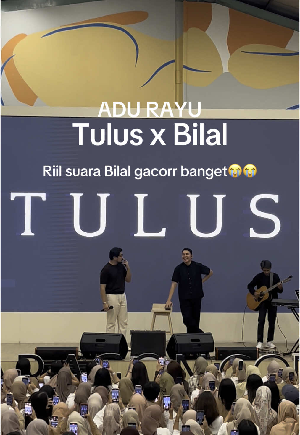 Adu Ray by Bilal Indrajaya x Tulus😭😭😭 Di buka puasa bersama @Temantulusm  #tulus #bilalindrajaya #13ersama #TemanTulus #paragon