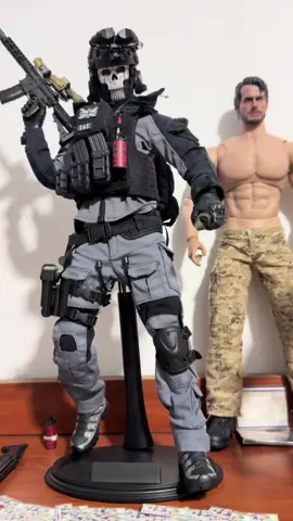dejo por aquí una toma de la figura de ghost, se ve espectacular!!! #fyp #contenido #soldier #callofduty #coleccionista #figurasdeaccion #figures #viral #simon #ghost 