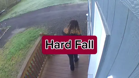 SHE IS OKAY but fell very hard. #fall #falling #fell #felloff #falldown #felldown #felldownthestairs #felldown💀 #ouch #ouchie #ouchies #ouch #ouchy #boom #homecam #securitycam #securitycamera #securitycamerafootage #family #familychaos #kidsoftiktok #schooltime #morning #morningvibes #hardfall #hardfalling #pnw #mom #momlife 