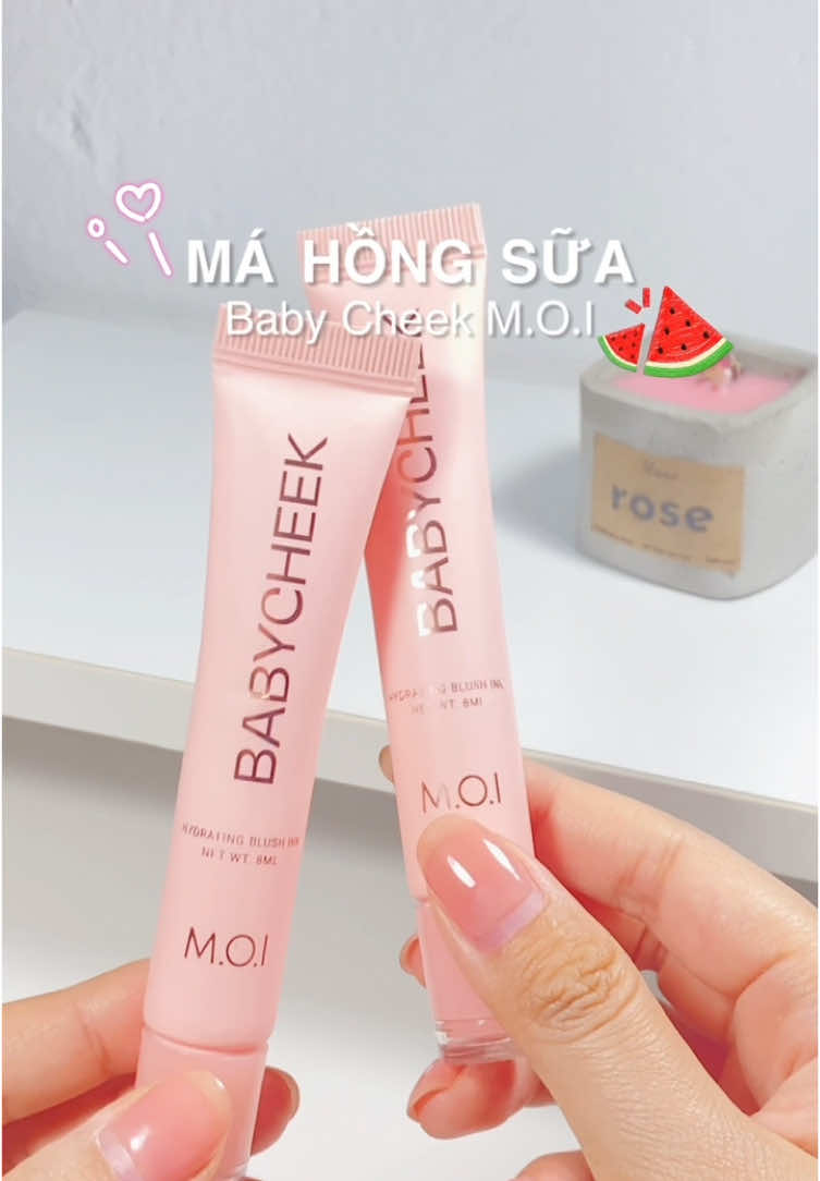 Hem có má hồng chịu hem được!? #babycheek #moicosmetics #mahongsua #hongocha #mahong #xuhuong #moocreview 