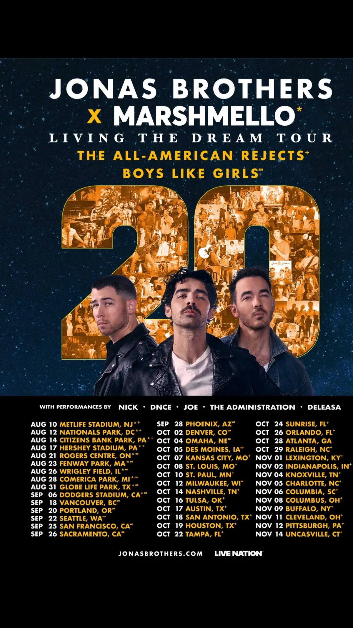 All set and ready  Which show is everyone going to #livingthedreamtour #jonasbrothers #nickjonas #kevinjonas #joejonas #fyp #fypviral  @Nick Jonas @Jonas Brothers @Kevin Jonas @joejonas 