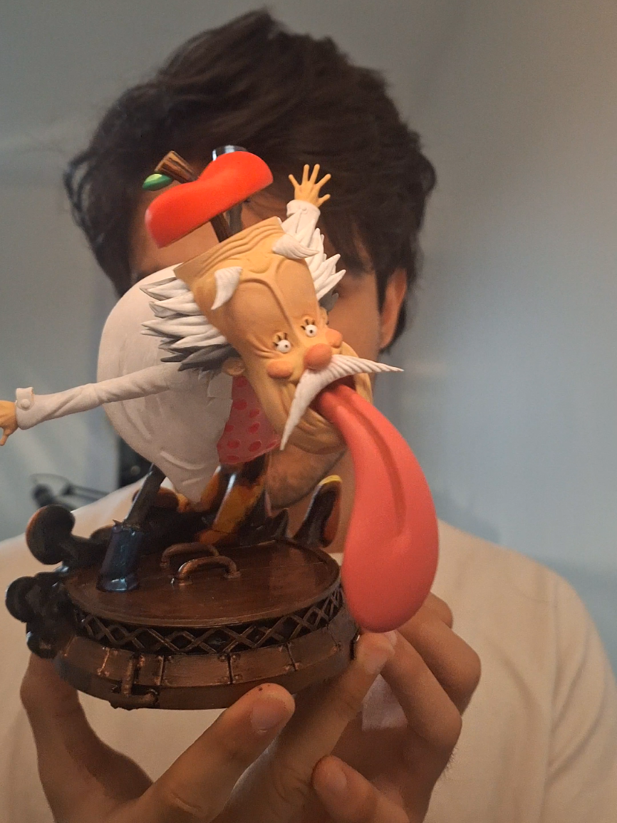 rodela de plástico? #impressao3d #onepiece #egghead #vegapunk #luffy #arte 